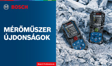 BOSCH 2022 mérőműszer újdonságok