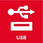 USB csatlakozás