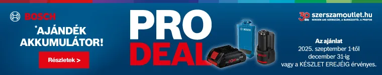 BOSCH PRO DEAL » MÉRŐMŰSZER (2025. szeptember 1-től 2025. december 31-ig)