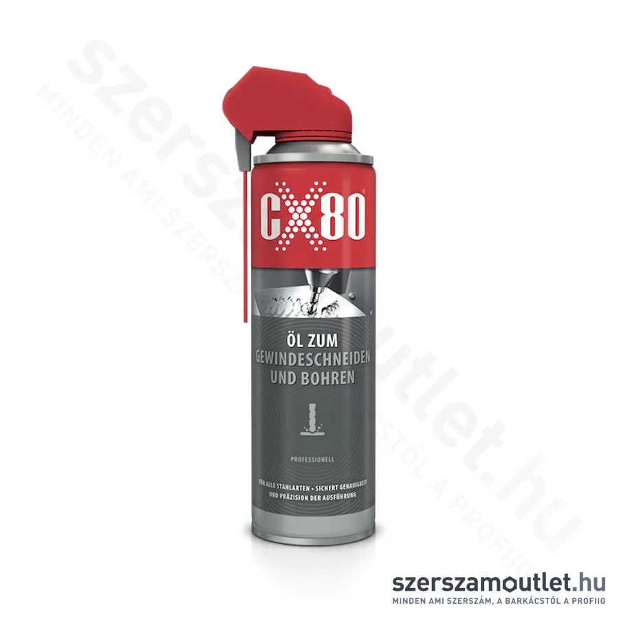 CX-80 Fúró-vágó-üregelő olaj spray 500ml | szórófejjel (CXFUROV)