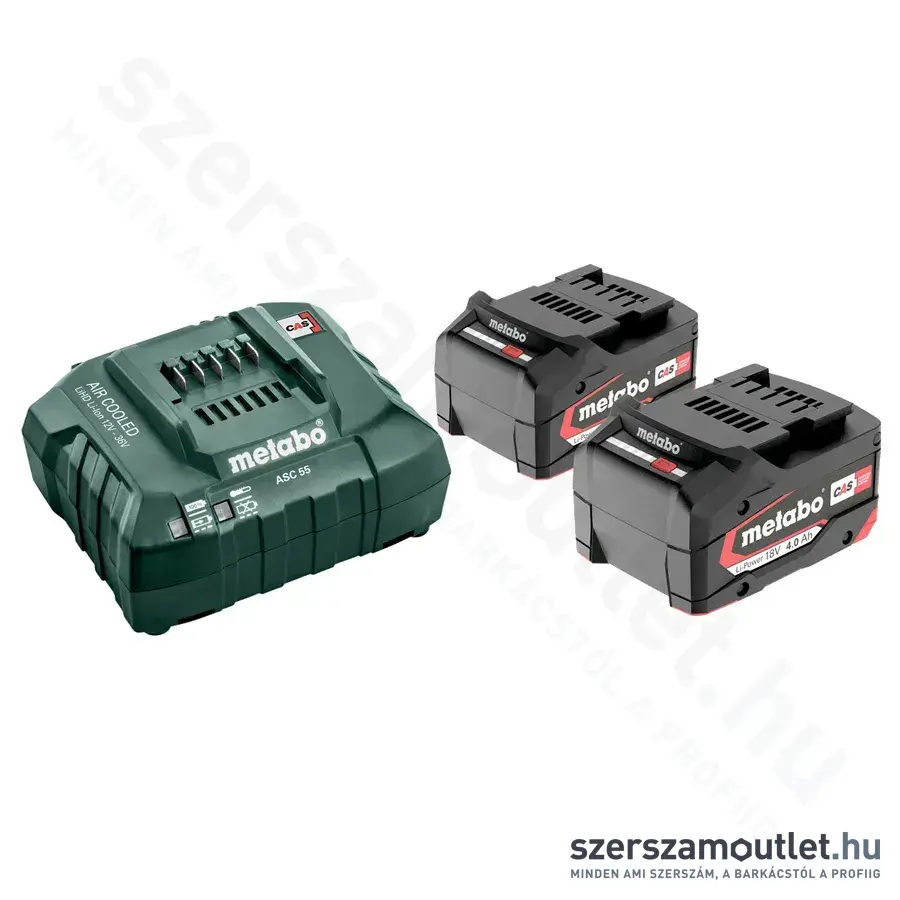 METABO BASIC-SET Akku + töltő szett (2x4,0Ah/18V) (685050000)