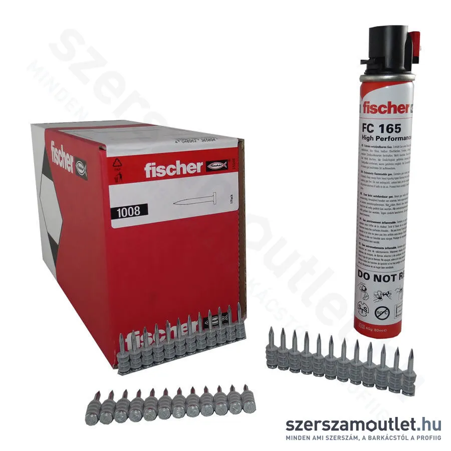 FISCHER DFNH 17 Szög kemény betonhoz 17mm + GÁZPATRON | FGC 100-hoz [1008db/doboz] (553426)