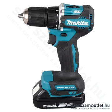 MAKITA DDF487RAJ Akkus szénkefementes fúró-csavarbehajtó MAKPAC kofferben 2db(18V 2,0Ah)akku+töltő