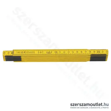 SOLA HG 2/10 Fa mérőléc 2m | lakkozott [Sárga] (HG2/10 fa) (53020201)