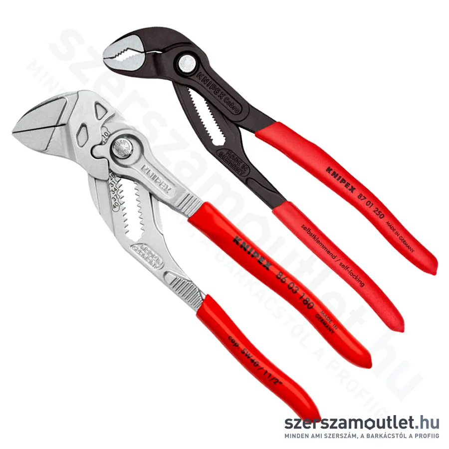 KNIPEX Fogókészlet 1db fogókulcs, 1db vízpumpafogó (00 31 20 V03)