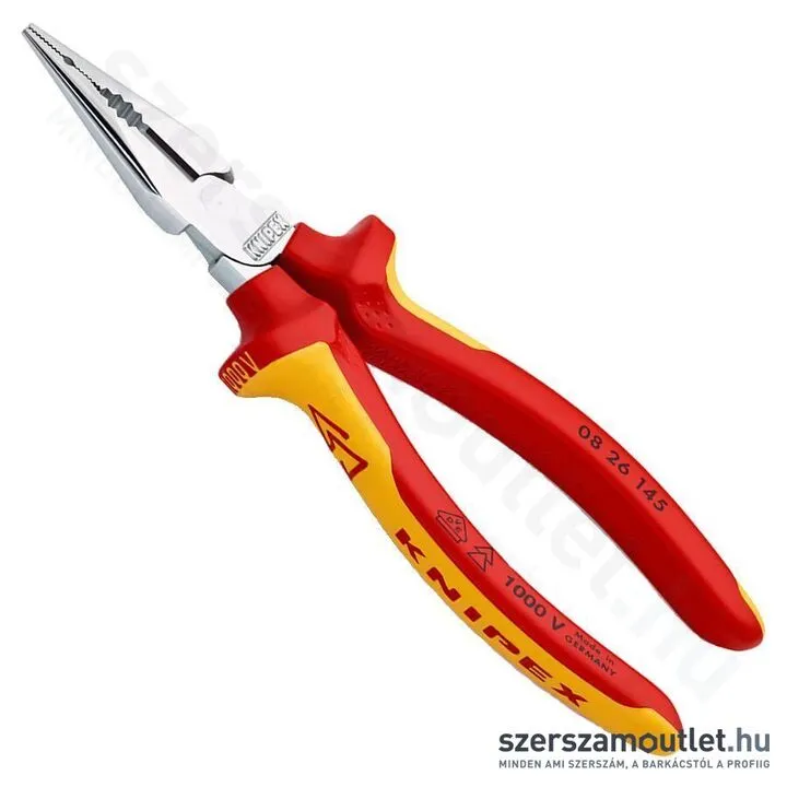 KNIPEX Hegyes kombinált fogó 145mm (08 26 145)