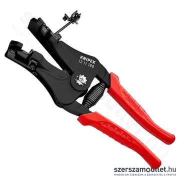 KNIPEX Huzalcsupaszító (blankoló) fogó alakkésekkel 180mm (12 11 180)