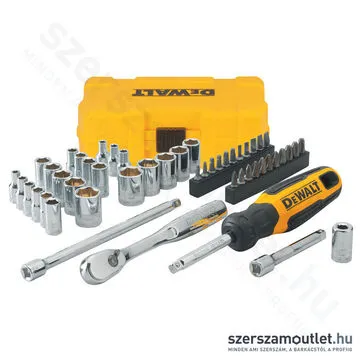 DEWALT 1/4” Dugókulcs- és bitkészlet, 50 darabos (DWMT81610-0)