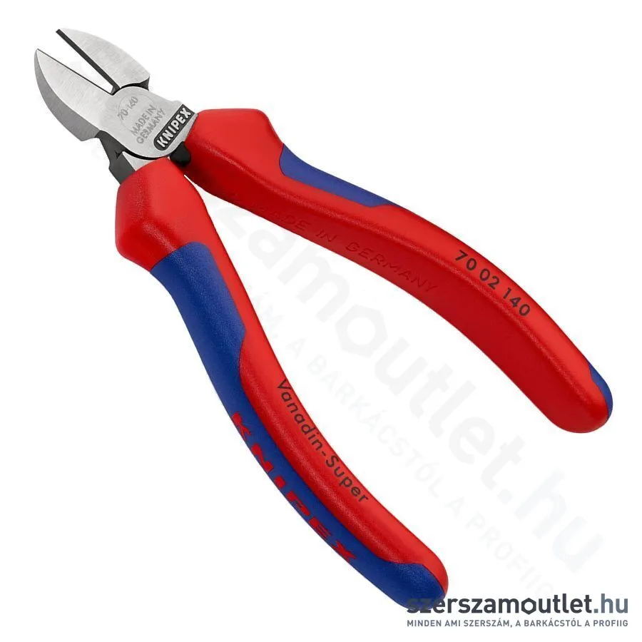 KNIPEX Oldalcsípőfogó, 140mm (70 02 140)