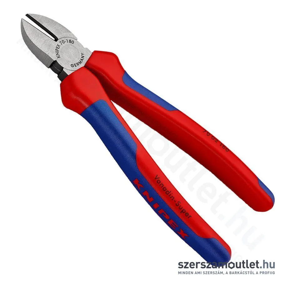 KNIPEX Oldalcsípőfogó 180mm (70 02 180)