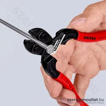 KNIPEX CoBolt S Kompakt csapszegvágó, horonnyal 160mm (71 31 160)