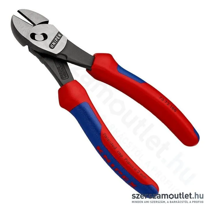 KNIPEX TwinForce Oldalcsípőfogó, 180mm (73 72 180)