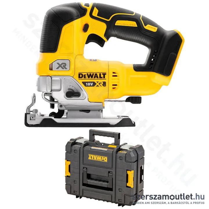 DEWALT DCS334NT-XJ Akkus szúrófűrész szénkefementes (18V) TSTAK kofferben (Akku és töltő nélkül!)