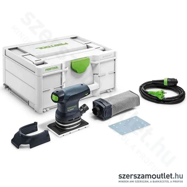 FESTOOL RTS 400 REQ-Plus vibrációs csiszoló systainer-ben (250W/80x130mm)