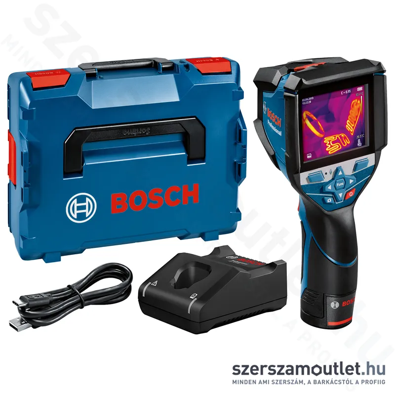 BOSCH GTC 600 C Thermo detektor, hőkamera L-BOXX (1x2,0Ah/12V) (0601083500)