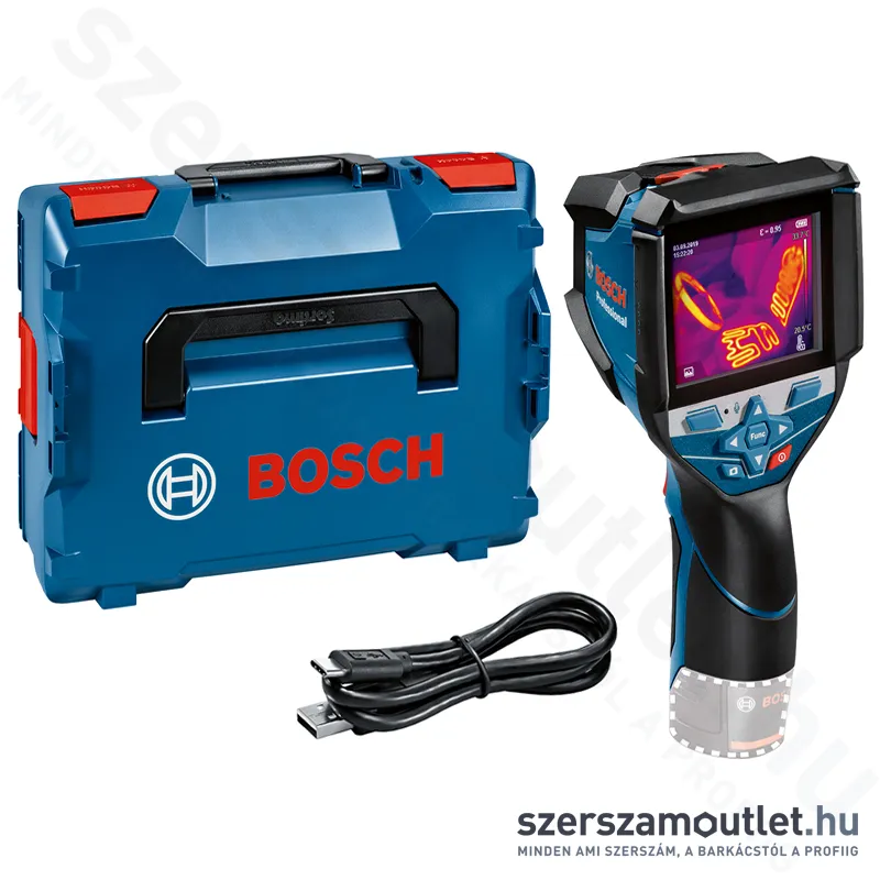 BOSCH GTC 600 C Thermo detektor, hőkamera L-Boxxban (12V) (Akku és töltő nélkül!) (0601083508)
