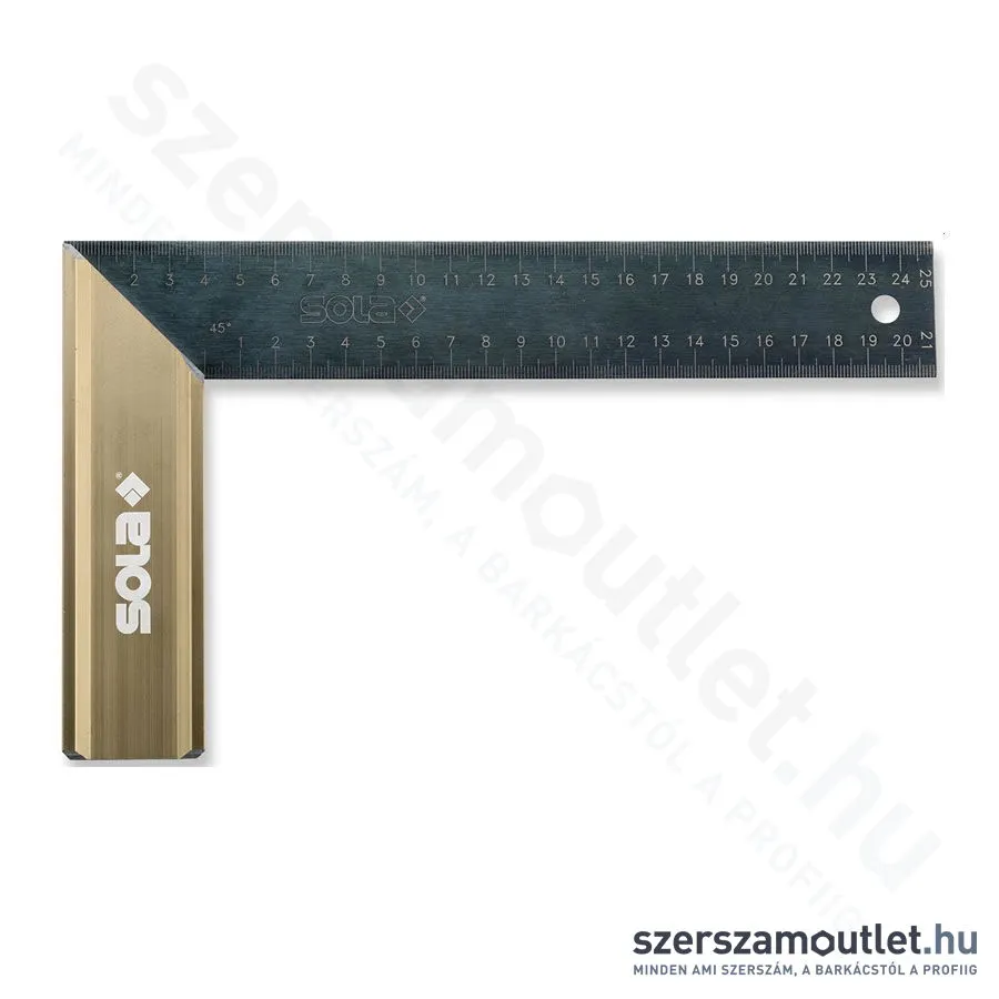 SOLA SRG 300 Asztalos derékszög 300×145mm | Eloxált