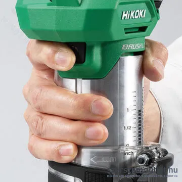 HIKOKI M1808DA-5AH Akkus élmaró szénkefementes, HITBOXBAN (6-8mm) (2x5,0Ah/18V)