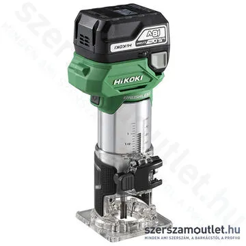 HIKOKI M1808DA-5AH Akkus élmaró szénkefementes, HITBOXBAN (6-8mm) (2x5,0Ah/18V)