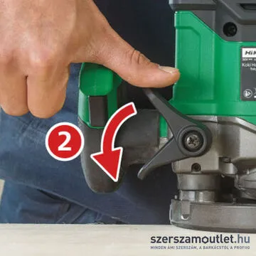 HIKOKI M3612DA-BASIC Akkus felsőmaró szénkefementes (6/8/12mm) MULTI VOLT(36V) (Akku, töltő nélkül!)