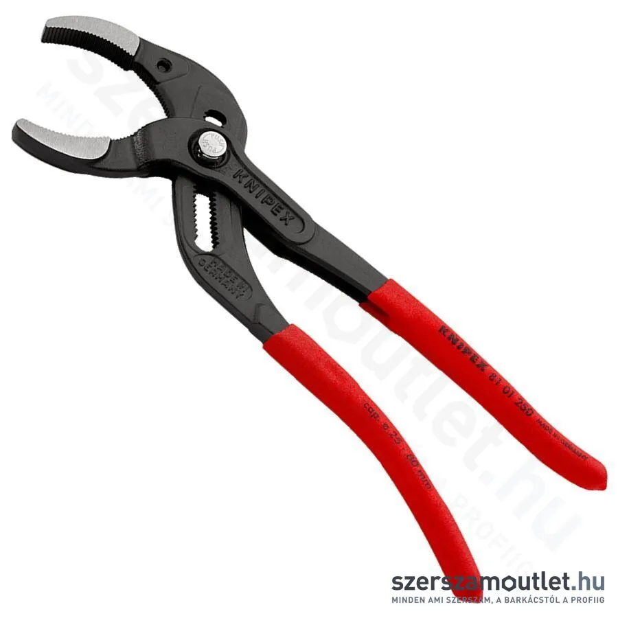 KNIPEX Szifon- és konnektorfogó 250mm (81 01 250)