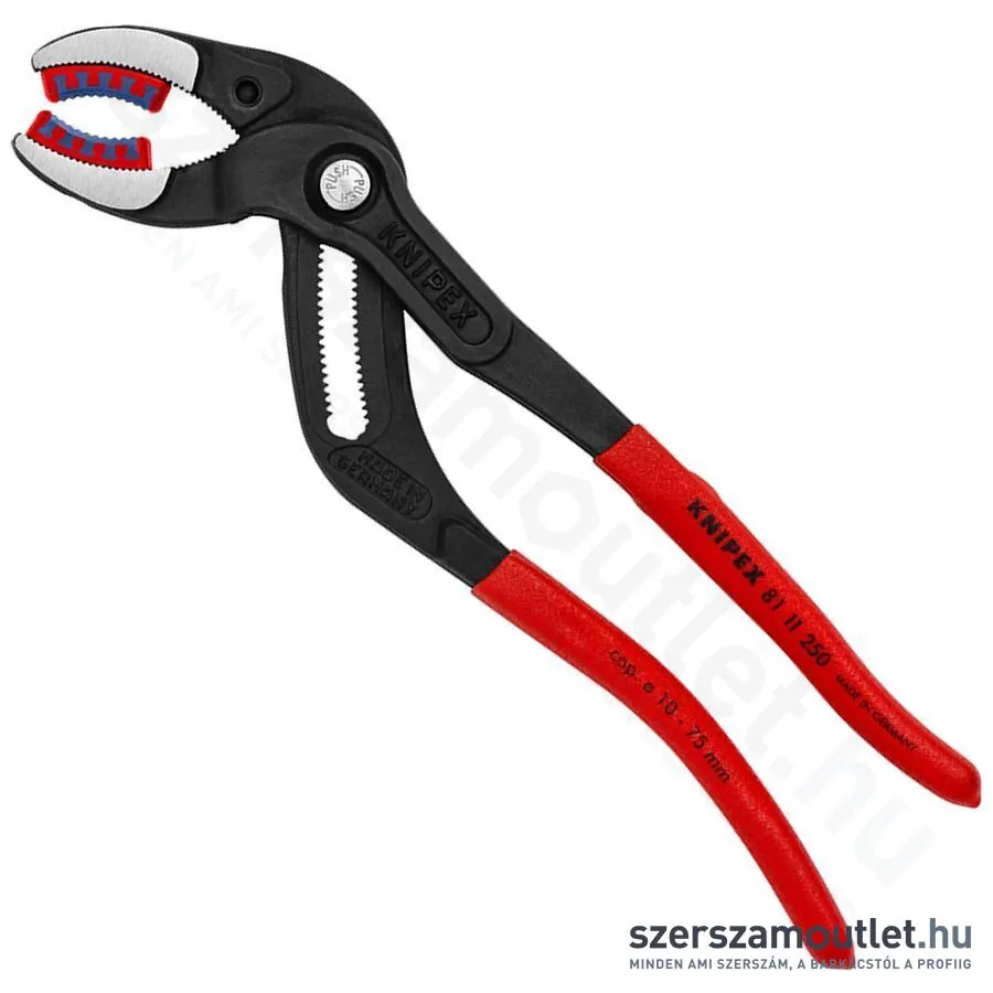 KNIPEX Szifon- és konnektorfogó 250mm (81 11 250)