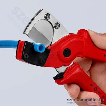 KNIPEX Csővágó többrétegű és pneumatikus tömlőkhöz 4-20mm (90 10 185)