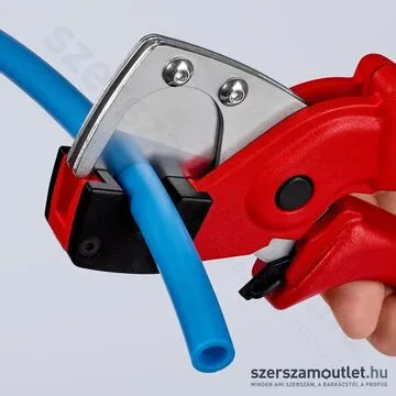 KNIPEX Csővágó többrétegű és pneumatikus tömlőkhöz 4-20mm (90 10 185)