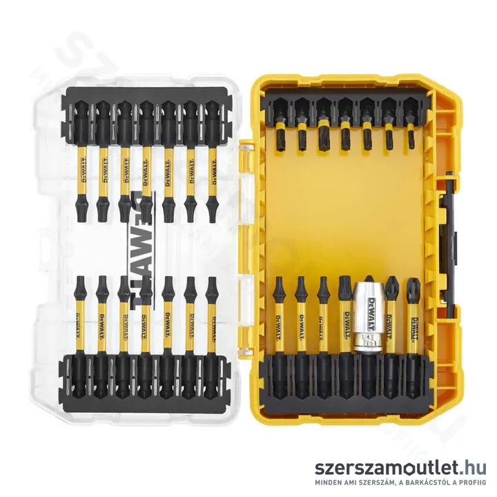 DEWALT Bit és adapterkészlet, 29 részes (DT70734T-QZ)