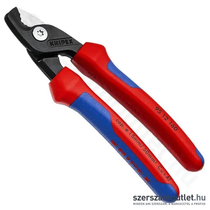 KNIPEX StepCut Kábelolló 0-15mm (95 12 160)