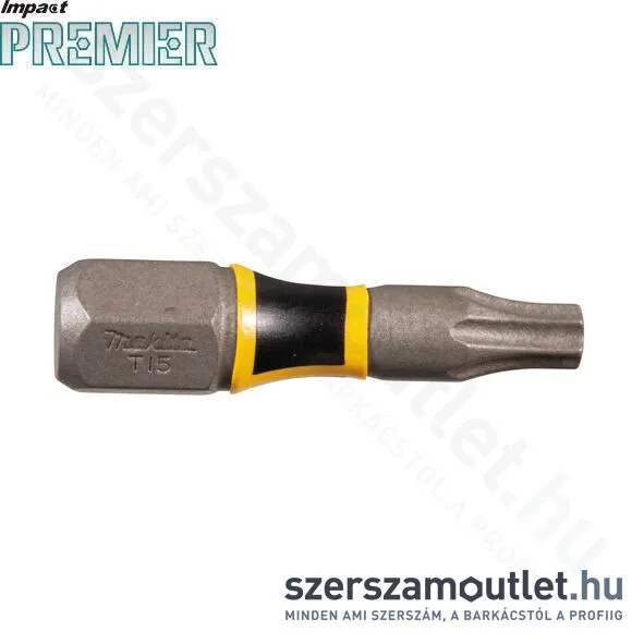 MAKITA impact PREMIER torziós csavarbehajtó bit T15 25mm 2db (E-03202)