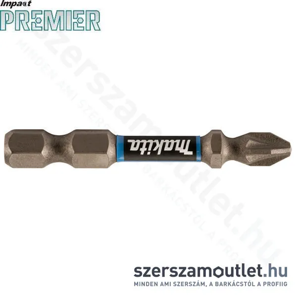 MAKITA impact PREMIER torziós csavarbehajtó bit PZ2 50mm 10db (E-03383)
