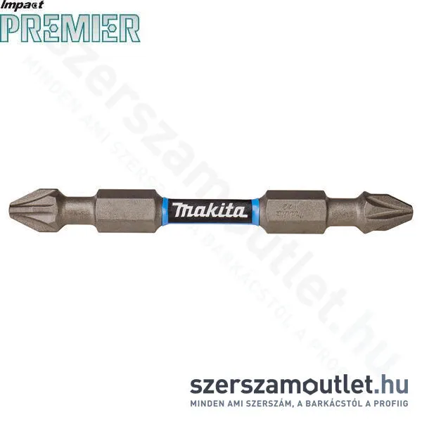 MAKITA impact PREMIER torziós csavarbehajtó bit PZ2 65mm 2db (E-06292)