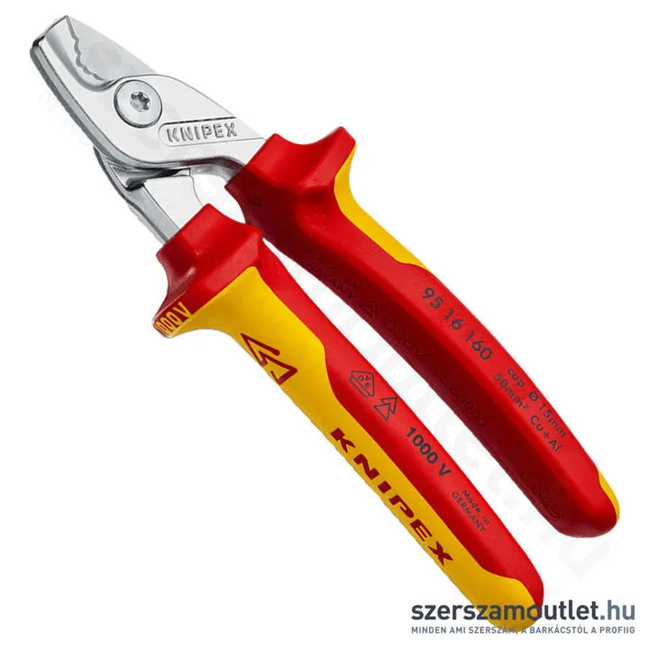 KNIPEX StepCut Kábelolló 0-15mm (95 16 160)