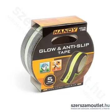 HANDY Foszforeszkáló Csúszásmentes Ragasztószalag 5m x 50mm (11088C)