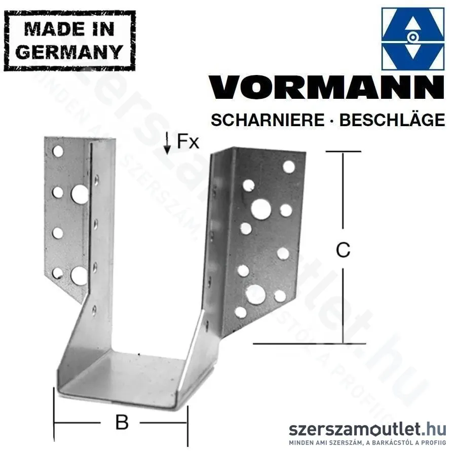 VORMANN Gerendatartó, 70x120mm (70973)