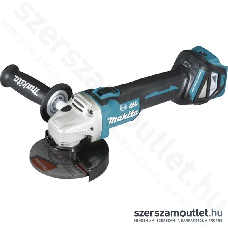 MAKITA DGA513Z Akkus szénkefementes fordulatszabályzós sarokcsiszoló 125mm (Akku és töltő nélkül)(Bu