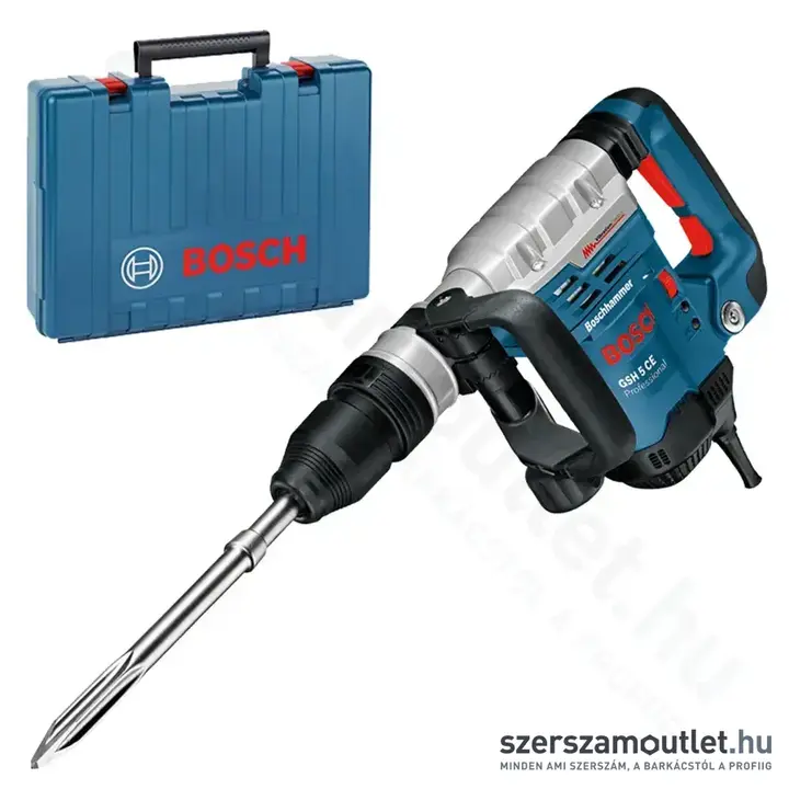 BOSCH GSH 5 CE Vésőkalapács SDS-Max, kofferben (1150W/8,3J) (0611321000)