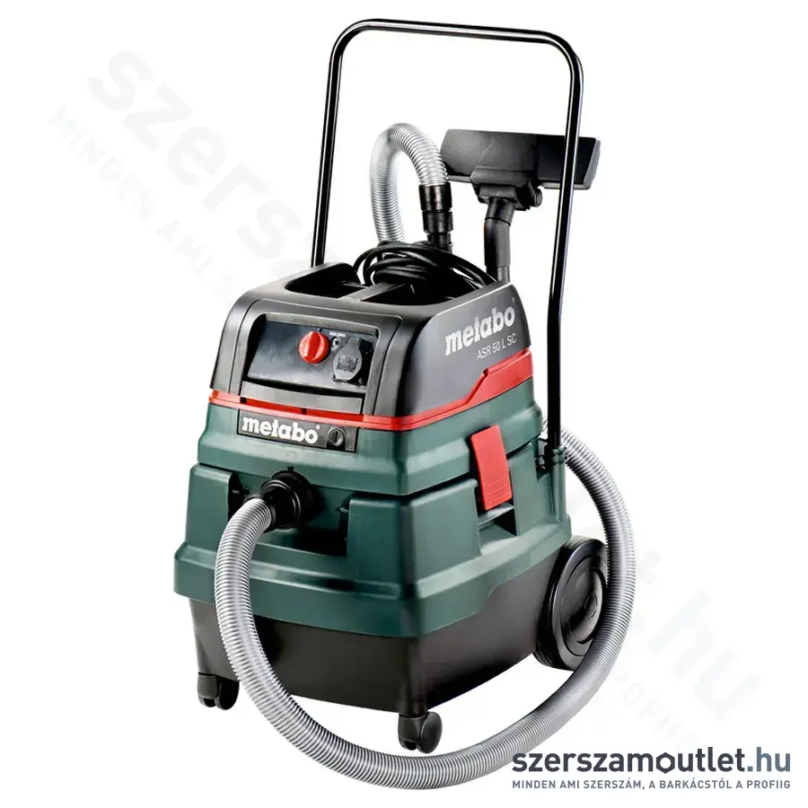 METABO ASR 50 L SC Száraz-nedves porszívó, mágneses lerázóegységgel (1400W/50l)