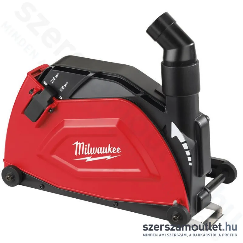 MILWAUKEE DEC 230 K Porelszívó burkolat sarokcsiszolóhoz (180/230mm) (4932459341)