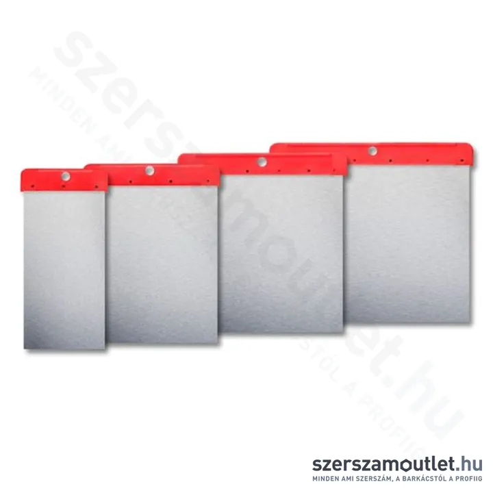 DEDRA 15B009 festő spatula rozsdamentes acél, 4 db-os készlet: 50,80,100,120mm (15B009)