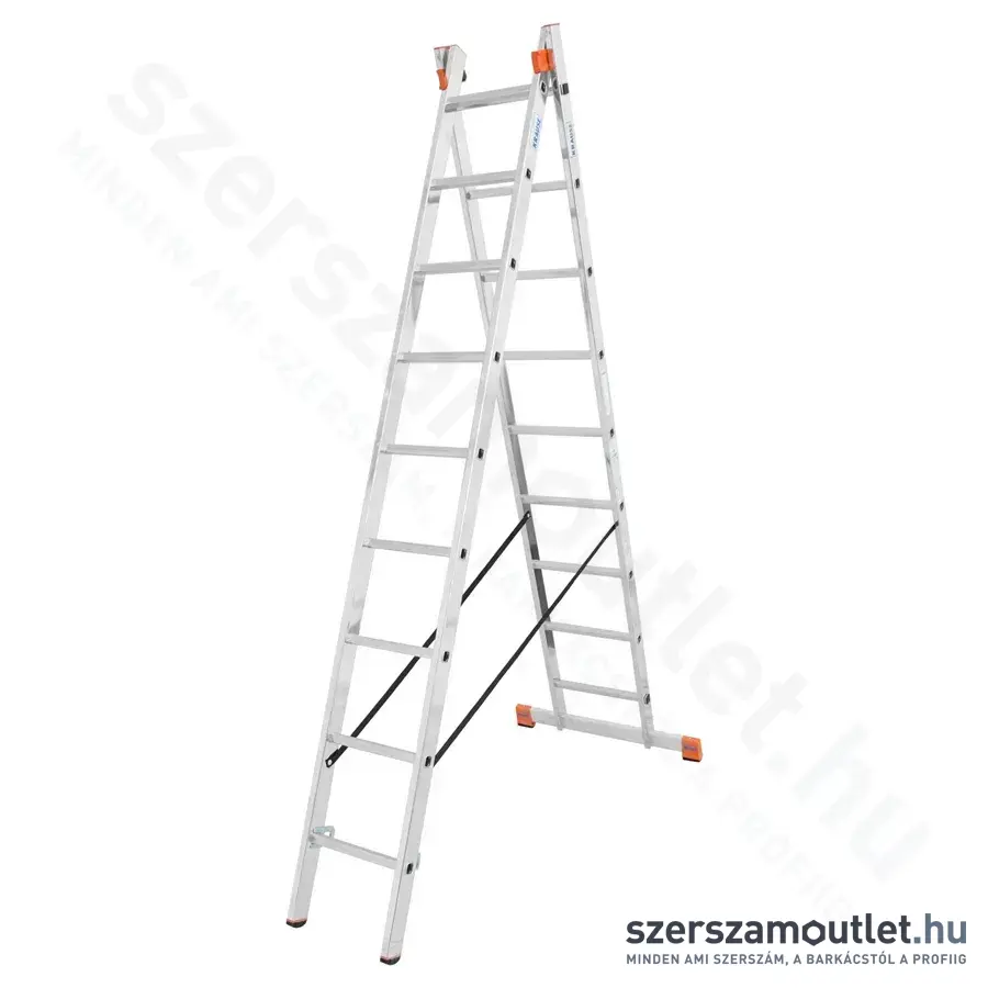 KRAUSE DUBILO Többcélú létra 2x9 fokos (129475)