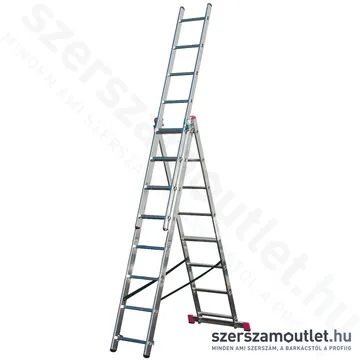 KRAUSE CORDA Sokcélú létra lépcsőfunkcióval 3x8 fokos (013385)