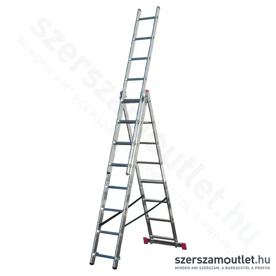 KRAUSE CORDA Sokcélú létra lépcsőfunkcióval 3x8 fokos (013385)