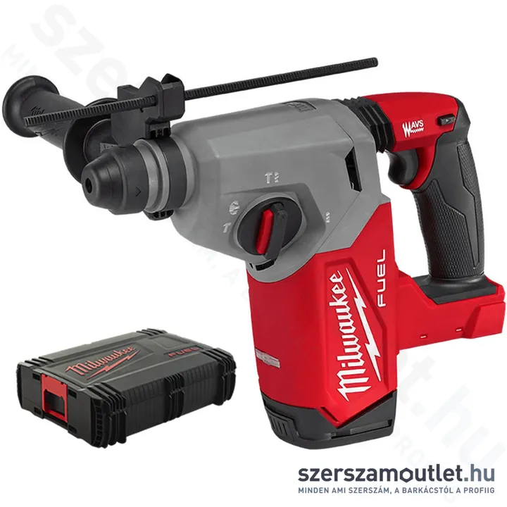 MILWAUKEE M18 FH-0X Akkus fúró-vésőkalapács szénkefementes, HD kofferben (18V) (Akku, töltő nélkül)