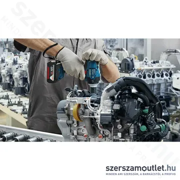 BOSCH GDS 18V-400 Akkus ütvecsavarozó szénkefementes (18V) (1/2