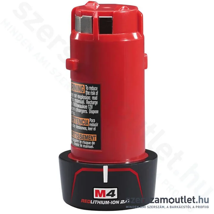 MILWAUKEE M4 B2 REDLITHIUM Akkumulátor 2,0Ah/4V Li-ion (4932430098)