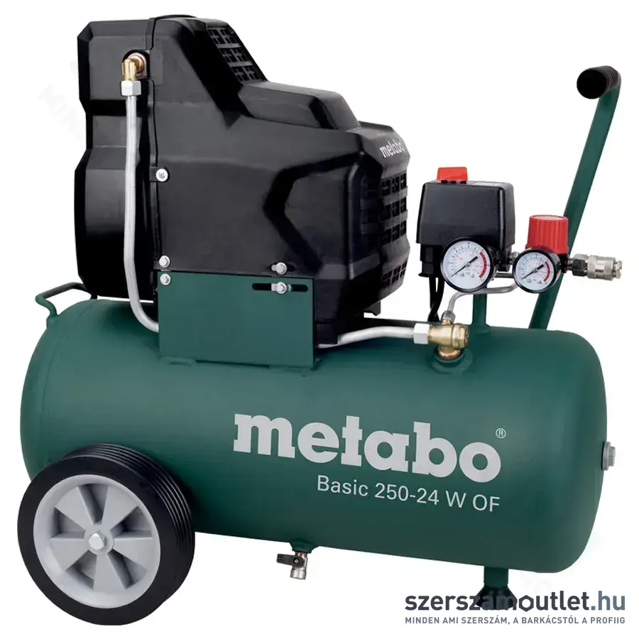 METABO BASIC 250-24 W OF Olajmentes kompresszor (1500W/24l) (601532000)