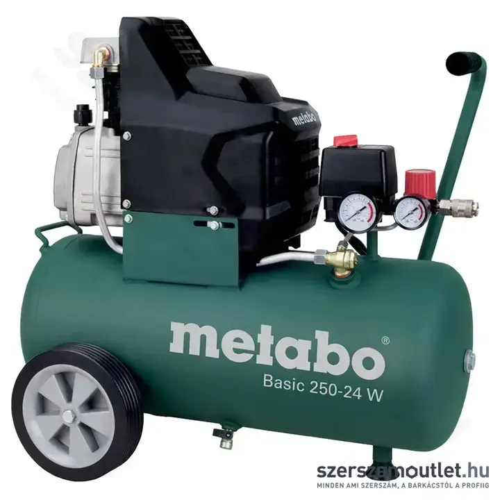 METABO BASIC 250-24 W Olajkenésű kompresszor (1500W/24l) (601533000)