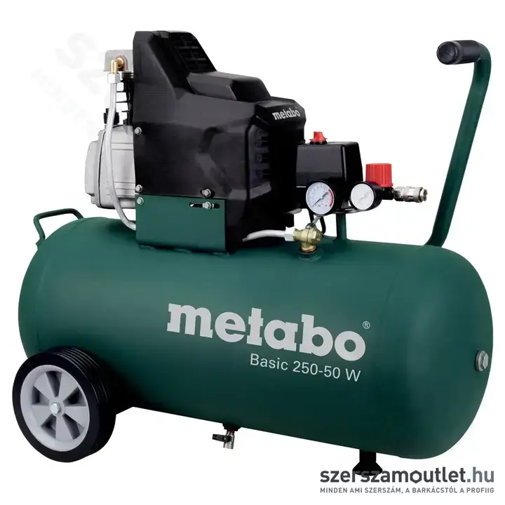 METABO BASIC 250-50 W Olajkenésű kompresszor (1500W/50l) (601534000)